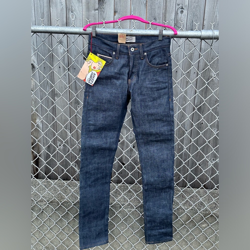 Naked & Famous Skinny Guy Raw Selvedge size 28